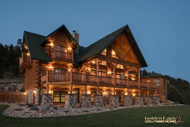 Spearfish Country's Best log home from Golden Eagle Log & Timber Homes