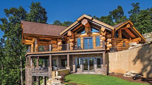 Take a Look at This North Carolina Log Home